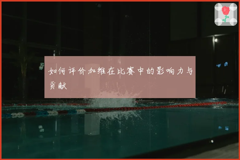 如何评价加维在比赛中的影响力与贡献